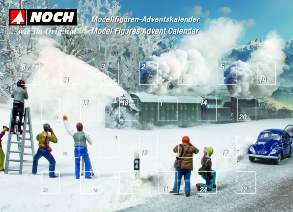 NOCH 36998 Spur N Figuren-Adventskalender 2025